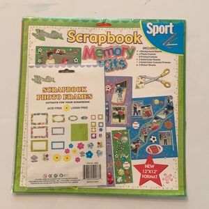 Scrapbook, memory kits sport NEW